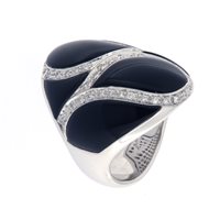 Anello Fanton Gioielli Donna ANELLI DIAMANTI in Oro Onice ANOR-25-52 - ANOR-25-52